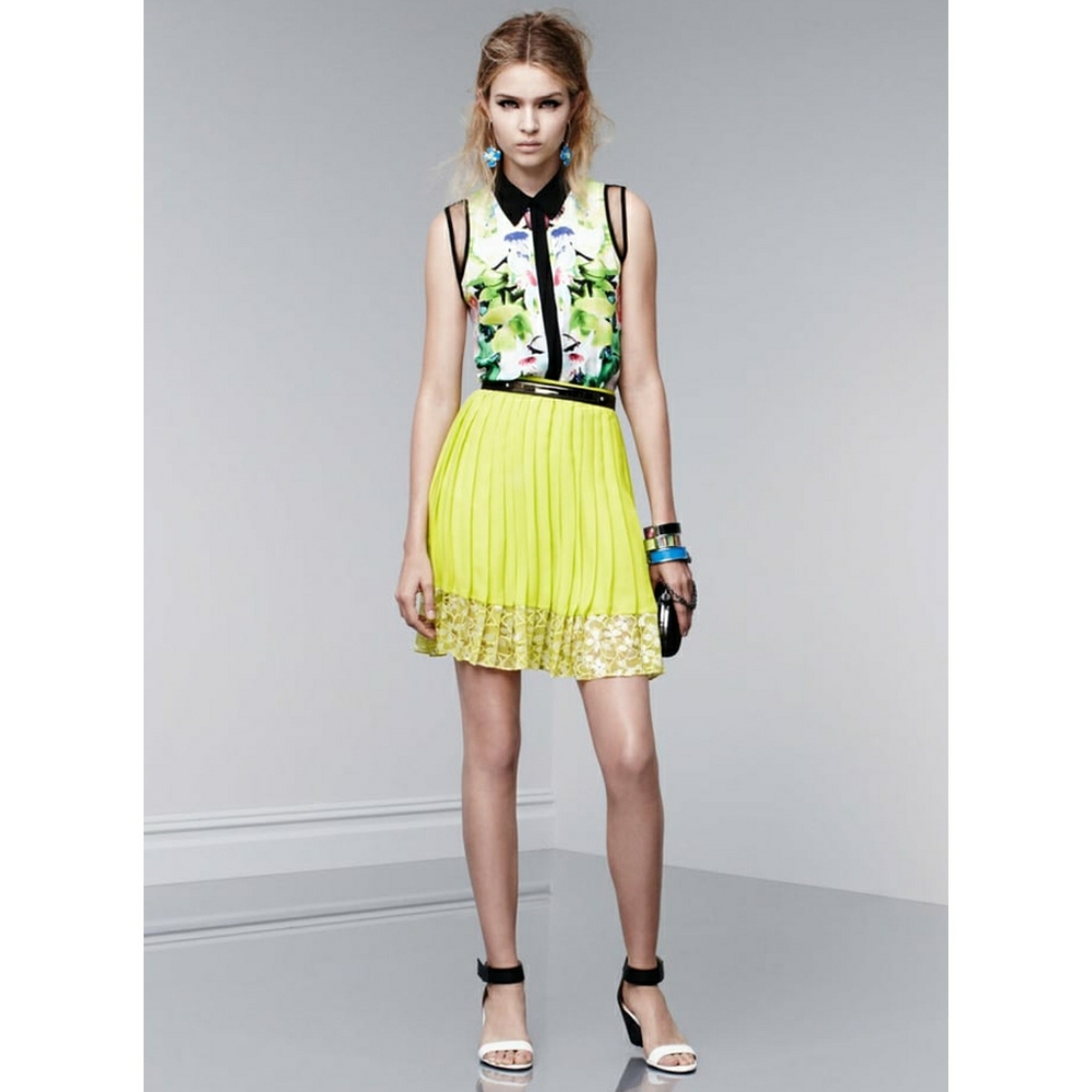 Prabal Gurung Floral Sleeveless Button Down Blouse